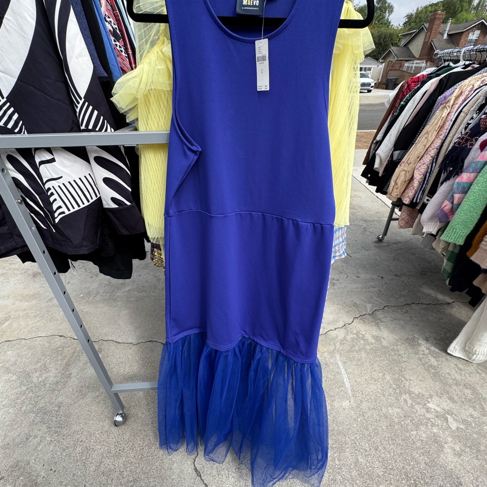 Maeve Royal Blue Maxi Dress